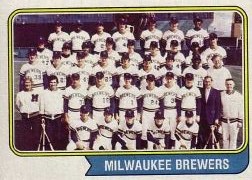 1974 Topps Baseball Cards      314     Milwaukee Brewers TC